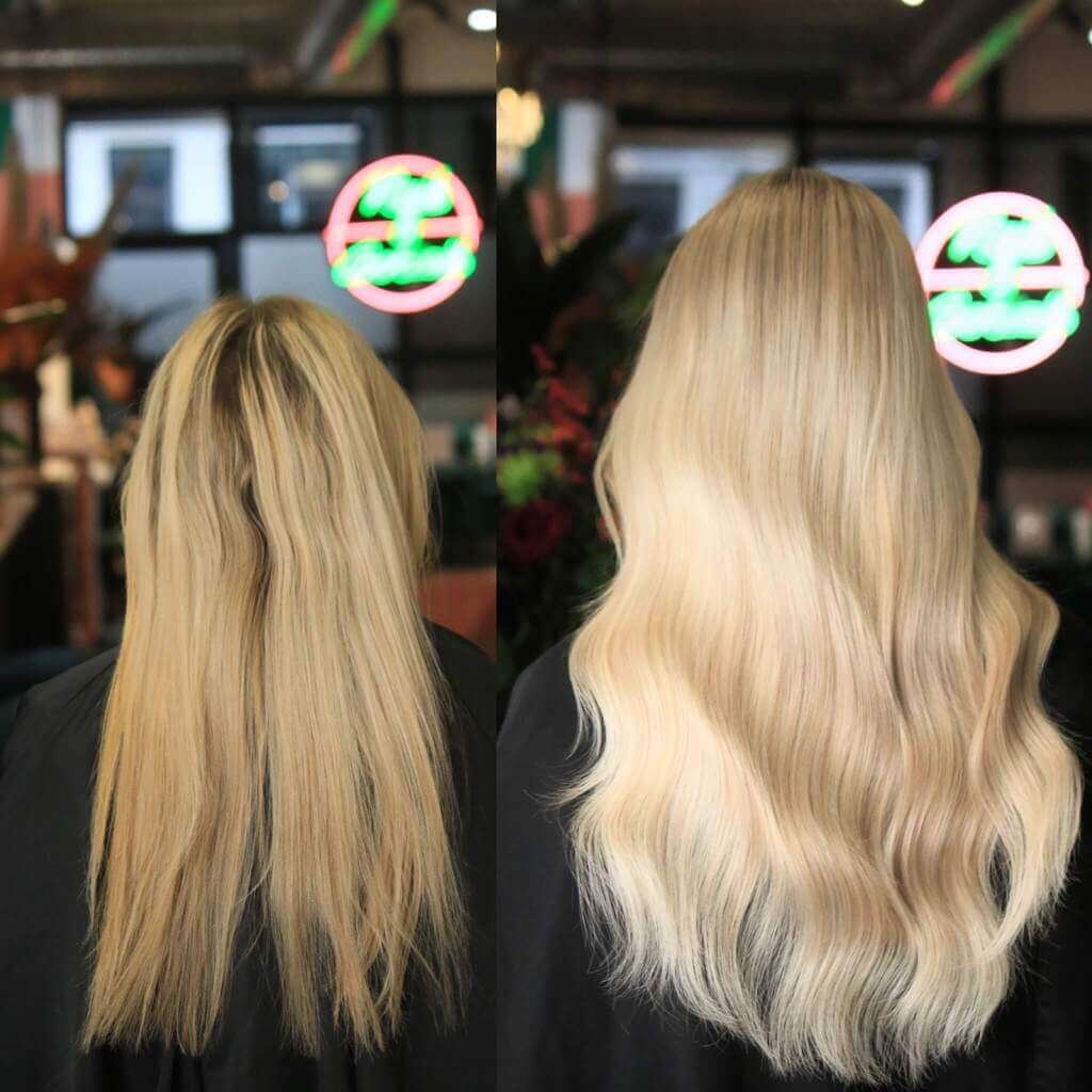 Hair Extensions Before and After Photos